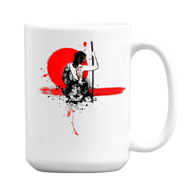 Geisha Japanese Samurai Woman Warrior Adult Unisex T Shirt 15 Oz Coffee Mug | Artistshot