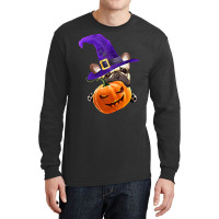 French Bulldog T  Shirt French Bulldog, Witch Hat, Scary Halloween, Ja Long Sleeve Shirts | Artistshot