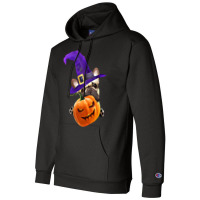 French Bulldog T  Shirt French Bulldog, Witch Hat, Scary Halloween, Ja Champion Hoodie | Artistshot