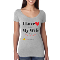 I Love My Wife Women's Triblend Scoop T-shirt | Artistshot