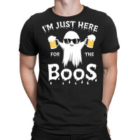 Funny Halloween Costumes T  Shirt Halloween I Am Just Here For Beer Bi T-shirt | Artistshot