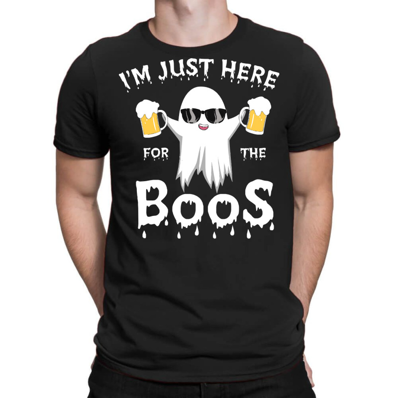 Funny Halloween Costumes T  Shirt Halloween I Am Just Here For Beer Bi T-Shirt by orangesagreement | Artistshot