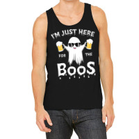 Funny Halloween Costumes T  Shirt Halloween I Am Just Here For Beer Bi Tank Top | Artistshot