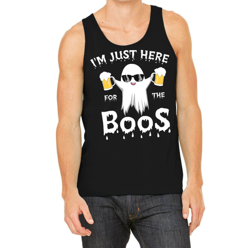 Funny Halloween Costumes T  Shirt Halloween I Am Just Here For Beer Bi Tank Top by orangesagreement | Artistshot