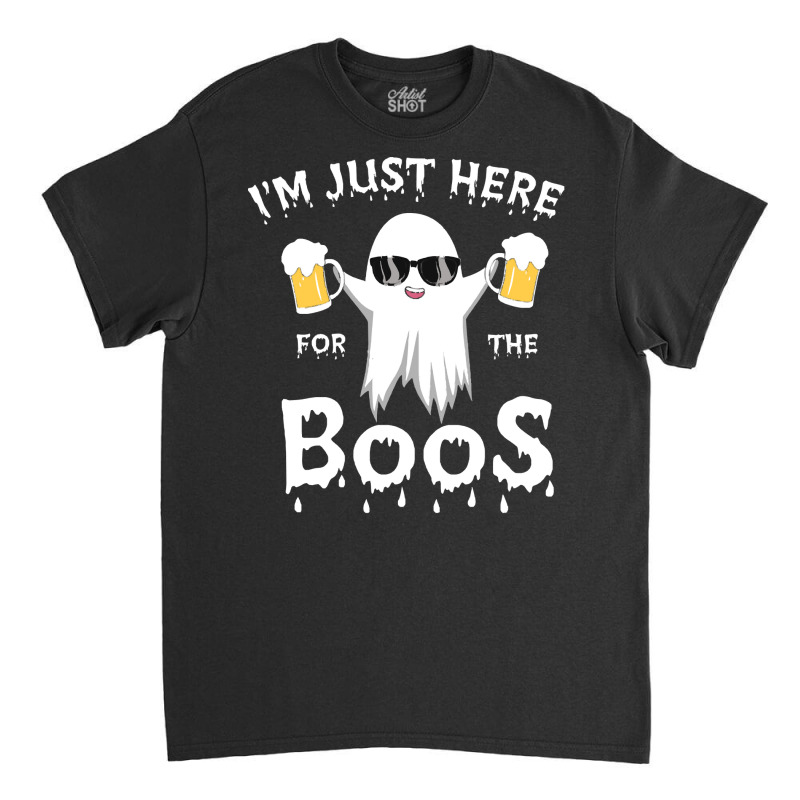 Funny Halloween Costumes T  Shirt Halloween I Am Just Here For Beer Bi Classic T-shirt by orangesagreement | Artistshot