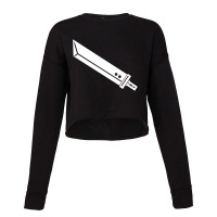 Buster Sword   Minimalist  Final Fantasy 7 Cropped Sweater | Artistshot