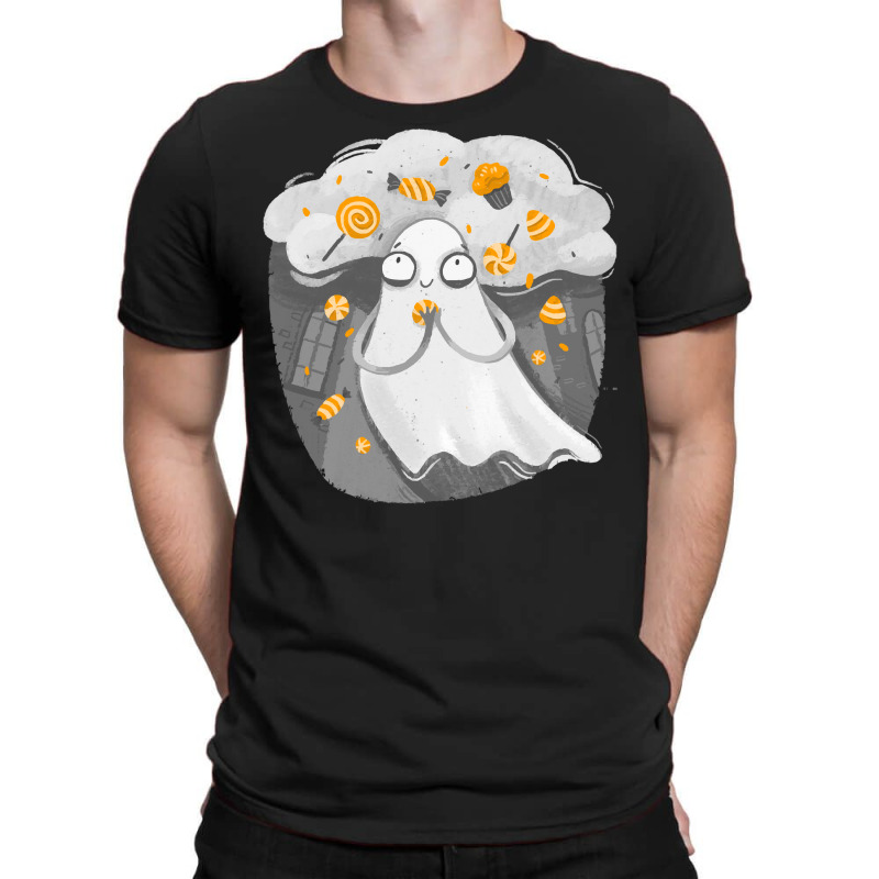 Ghost T  Shirt Cute Little Ghost T  Shirt T-Shirt by orangesagreement | Artistshot