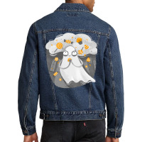 Ghost T  Shirt Cute Little Ghost T  Shirt Men Denim Jacket | Artistshot