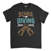 Scuba Diving Art Classic T-shirt | Artistshot