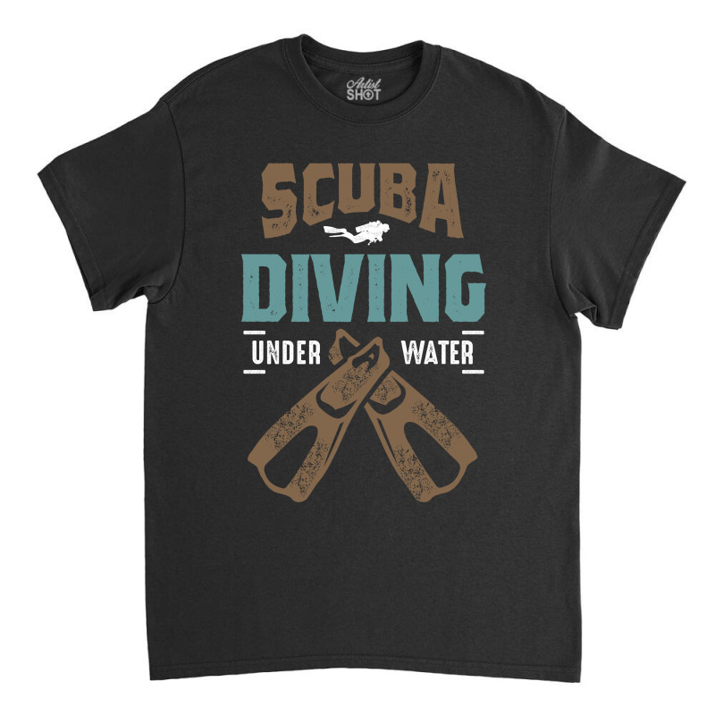 Scuba Diving Art Classic T-shirt by cidolopez | Artistshot