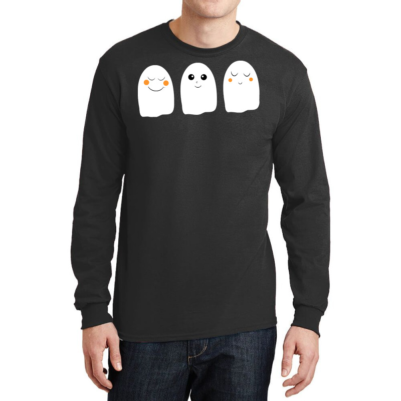 Ghosts T  Shirt Cute Ghosts T  Shirt Long Sleeve Shirts by orangesagreement | Artistshot