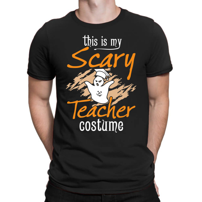 This Is My Scary Teacher Costume Funny Halloween Mask T-shirt | Artistshot