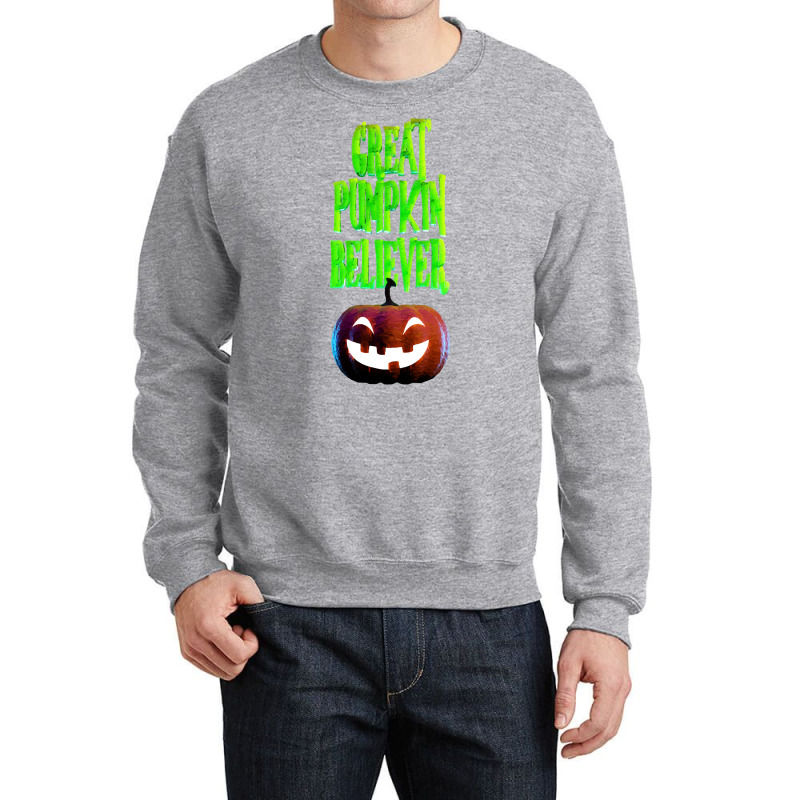 Great Pumpkin T  Shirt Great Pumpkin Believer In 3 D T  Shirt Crewneck Sweatshirt by orangesagreement | Artistshot