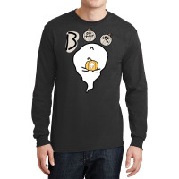 Halloween Boo Ghost T  Shirt Boo Cute Halloween Ghost T  Shirt Long Sleeve Shirts | Artistshot