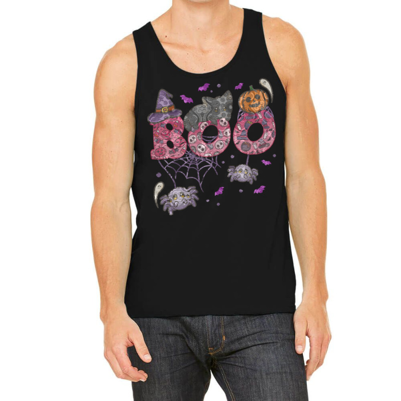 Halloween Cat Boo Halloween Costume T  Shirt Halloween Cat Boo Hallowe Tank Top by orangesagreement | Artistshot