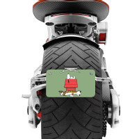 Lazy Afternoon  Peanuts Motorcycle License Plate | Artistshot