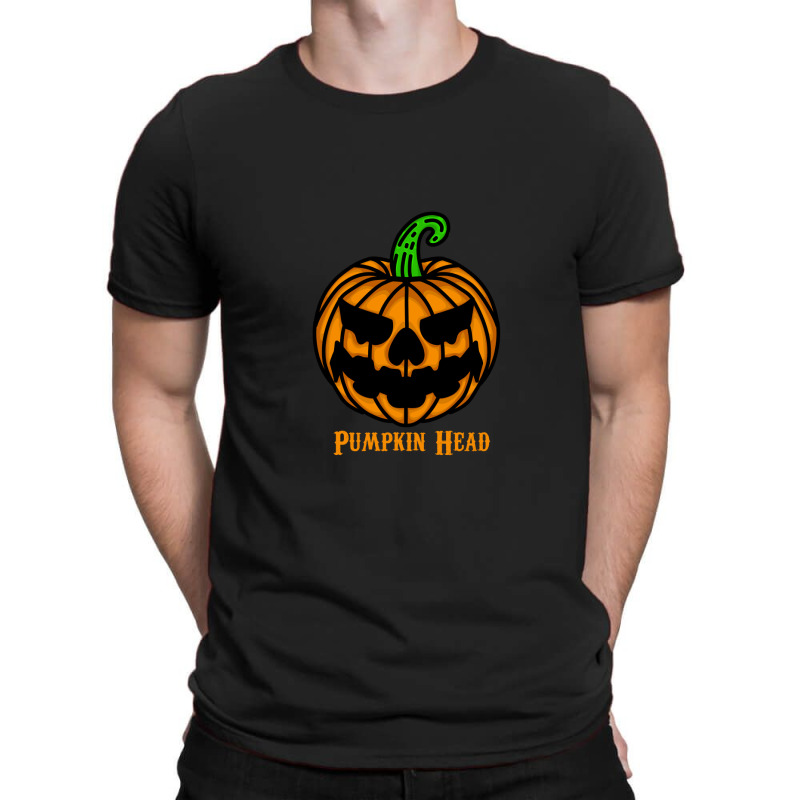 Pumpkin Head T-Shirt by mshel tyan | Artistshot