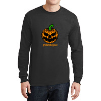 Pumpkin Head Long Sleeve Shirts | Artistshot