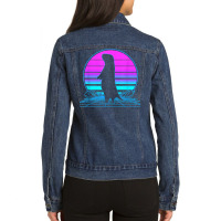 Marmot Pastel Goth Vaporwave T Shirt Ladies Denim Jacket | Artistshot