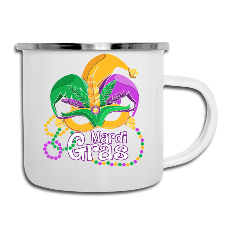 Mardi Gras T Shirt Mardi Gras 2022 Beads Mask Feathers Camper Cup By ...