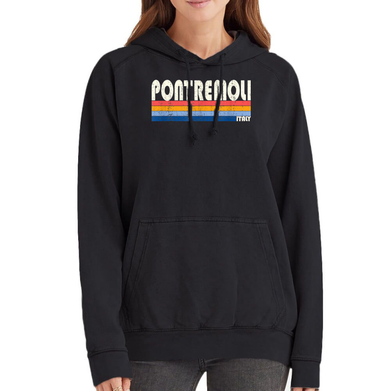 Retro Vintage 70s 80s Style Pontremoli, Italy T Shirt Vintage Hoodie | Artistshot