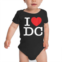 I Heart Dc Love District Of Columbia T Shirt Baby Bodysuit | Artistshot