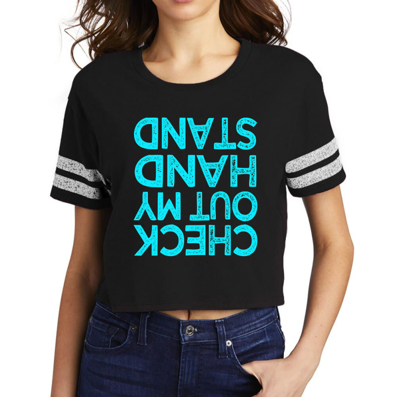 Check Out My Handstand Funny Gymnastics Gift Boys Girls T Shirt Scorecard Crop Tee by DianneHenderson91 | Artistshot