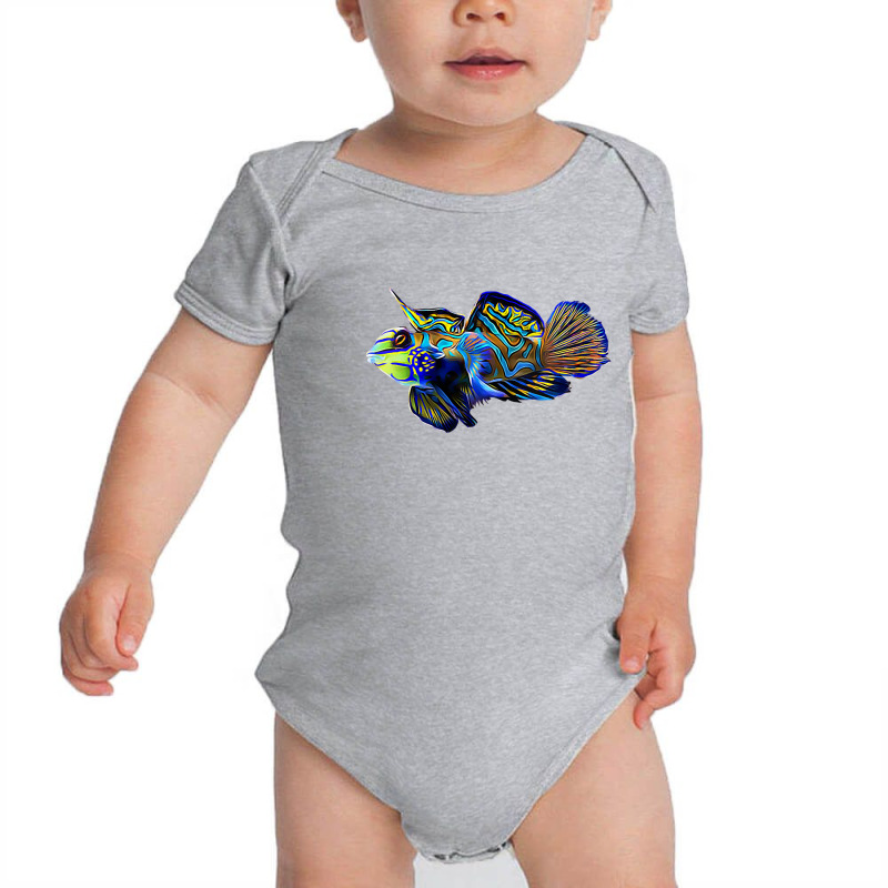 Womens Mandarin Goby Dragonet Saltwater Reef Aquarium Fish Tank V Neck Baby Bodysuit by CrespinoEllawyn | Artistshot