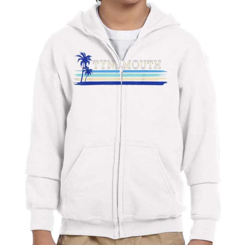 Tynemouth North Tyneside Seaside Holiday Retro Surf T Shirt Youth Zipper Hoodie by cheesebroughbrensen | Artistshot