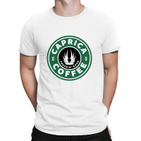 Caprica Coffee Frackin T-shirt | Artistshot