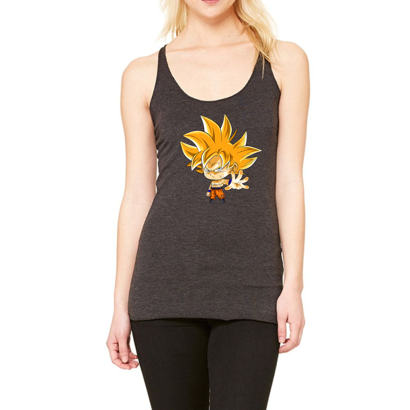 Goku Funny Racerback Tank by Pixel kon | Artistshot