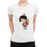 One Piece Funny Ladies Fitted T-shirt | Artistshot