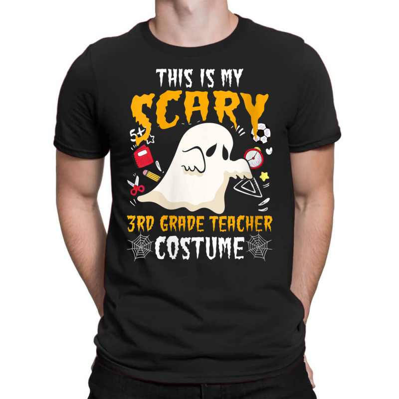 Womens This Is My Scary Third Grade Costume Teacher Halloween Characte T-shirt | Artistshot