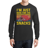 Im Just Here For The Snacks Women Football Gameday Long Sleeve Shirts | Artistshot