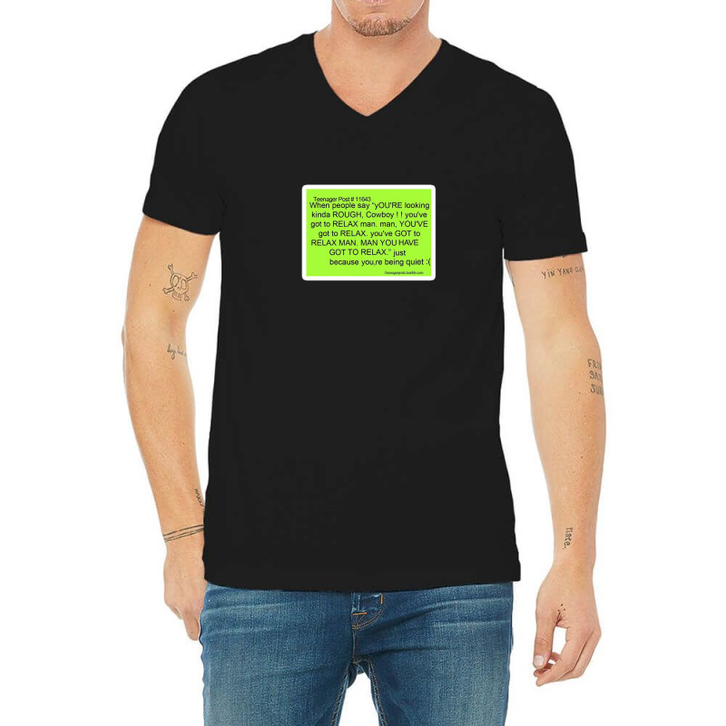 I Am Coping 64055674 V-neck Tee | Artistshot