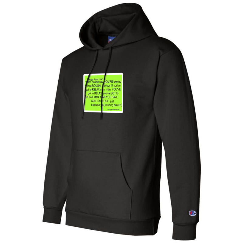 I Am Coping 64055674 Champion Hoodie | Artistshot