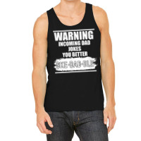 You Better Skedaddle Vintage Warning Funny Dad Jokes T Shirt Tank Top | Artistshot