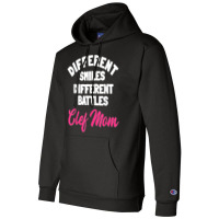 Cleft Lip Palate Strong Smile Pink Awareness Mother's Day Champion Hoodie | Artistshot