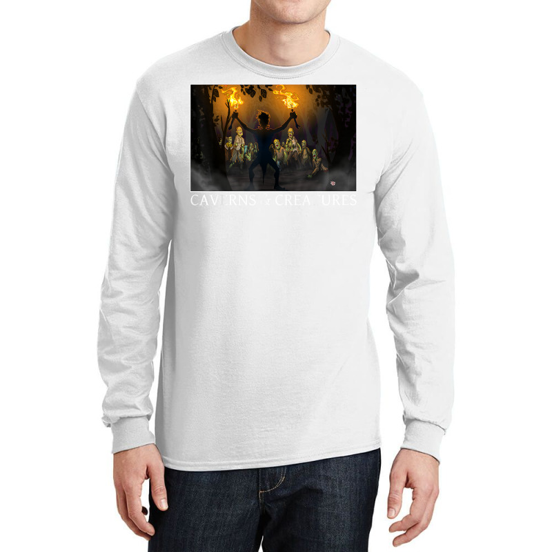 Zombie Attack Caverns & Creatures T Shirt Long Sleeve Shirts | Artistshot