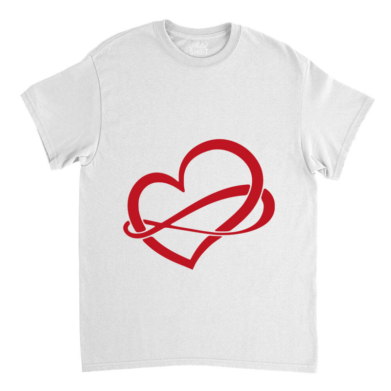 Infinite Love Heart Classic T-shirt by nataaalkaart | Artistshot