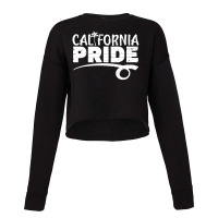 California Pride Lgbtq America Cropped Sweater | Artistshot