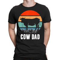 Cow Dad Funny Dairy Farmer Cow Father's Day T-shirt | Artistshot