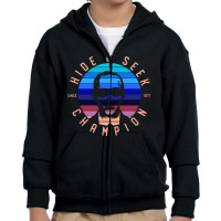 Hide And Seek Champion Youth Zipper Hoodie | Artistshot