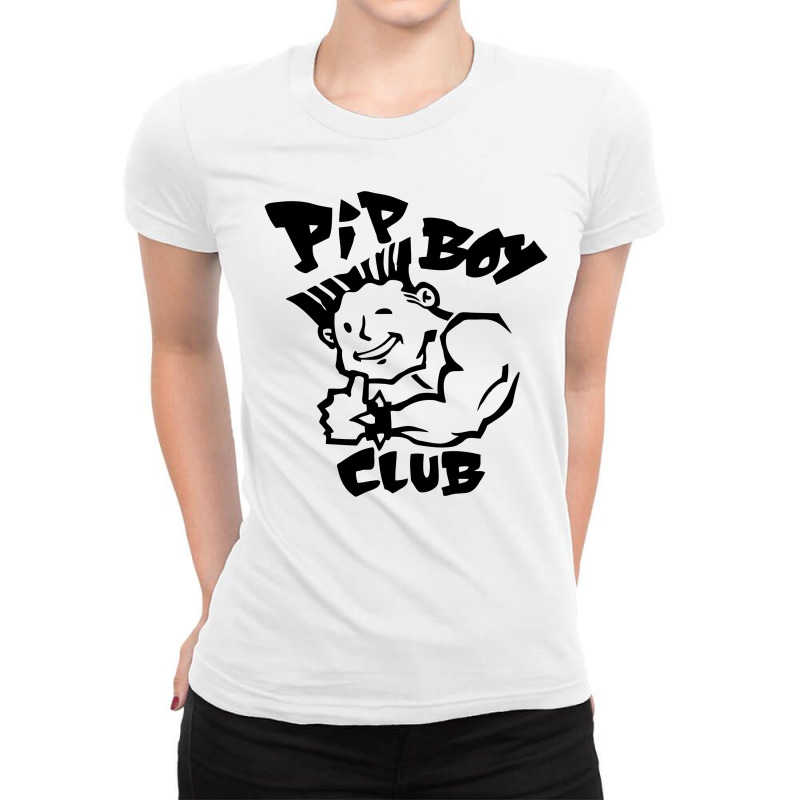 Bad Pip Boy Club Ladies Fitted T-Shirt by Specstore | Artistshot