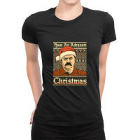 Adequate Christmas   Parks And Recreation Ladies Fitted T-shirt | Artistshot