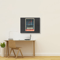 Vintage Synthesizer Landscape Canvas Print | Artistshot