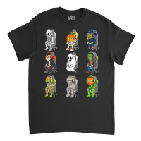 Gaming Halloween Skeleton Vampire Gamer Zombie Boys Kids Tank Top Classic T-shirt | Artistshot