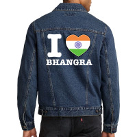 I Love Cricket Bangladeshi Flag Men Denim Jacket | Artistshot