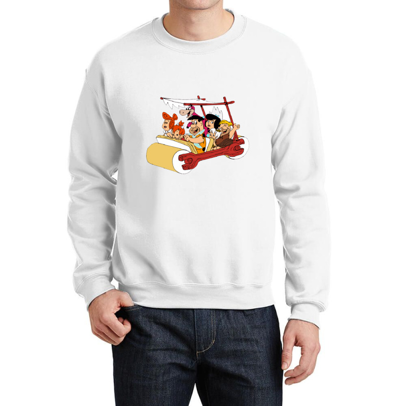 Flinstone Crewneck Sweatshirt by iluolstore | Artistshot