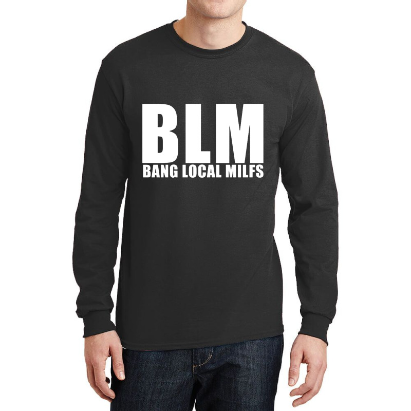 Blm    Milf Long Sleeve Shirts | Artistshot